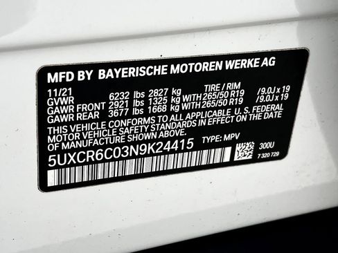 Certified 2022 BMW X5 xDrive40i w/ Luxury Seating Package image 23