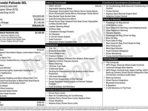 Used 2020 Hyundai Palisade SEL w/ Convenience Package FWD image 5