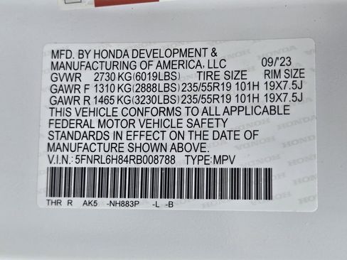 Certified 2024 Honda Odyssey Touring image 35