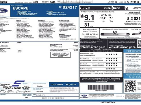 Used 2025 Ford Escape Platinum image 37