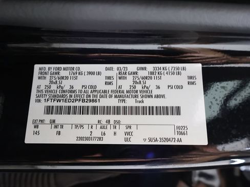 Used 2023 Ford F150 XLT w/ Equipment Group 302A High AWD/4WD image 54