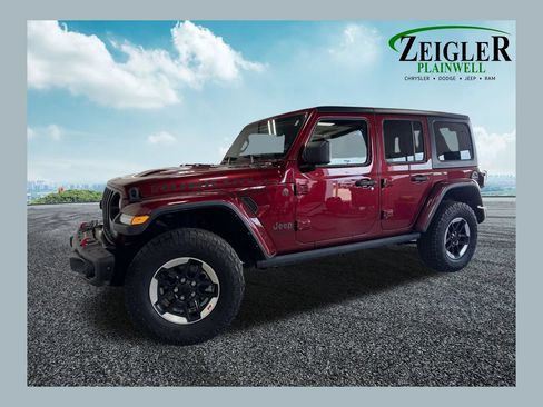 Used 2021 Jeep Wrangler Unlimited Rubicon w/ Uconnect 4C Nav & Sound Group AWD/4WD image 1