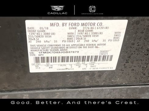 Used 2018 Ford Explorer XLT w/ Equipment Group 202A FWD image 29