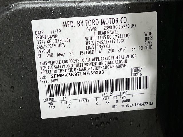 Used 2020 Ford Edge Titanium FWD image 12
