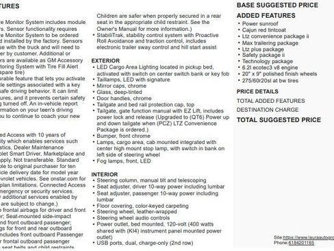 Used 2019 Chevrolet Silverado 1500 LTZ w/ LTZ Plus Package image 2