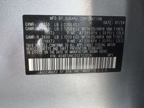 Used 2025 Subaru Outback Limited AWD/4WD image 38