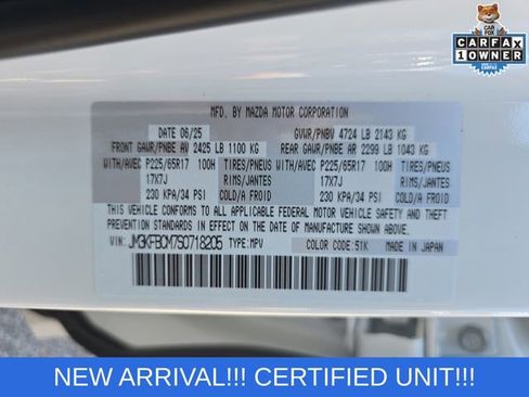 Used 2025 MAZDA CX-5 AWD 2.5 S w/ Preferred Package image 33