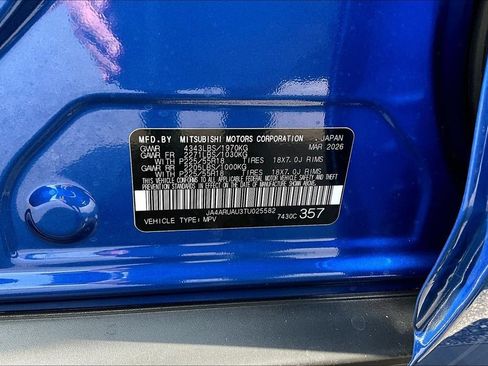 New 2026 Mitsubishi Outlander Sport ES AWD/4WD image 8