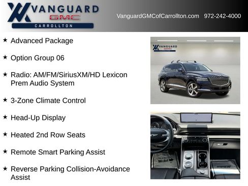 Used 2024 Genesis GV80 3.5T Advanced w/ Advanced Package AWD/4WD image 6