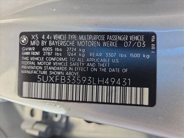 Used 2003 BMW X5 4.4i AWD/4WD image 19