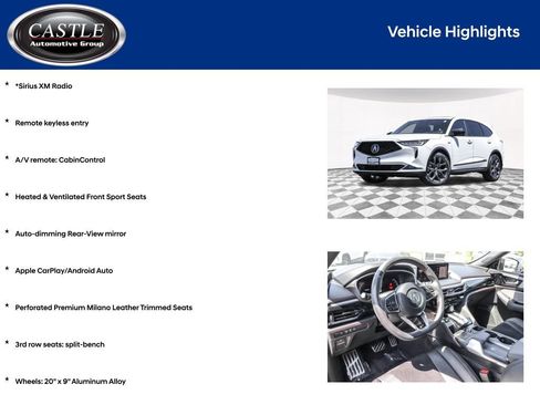 Used 2023 Acura MDX A-Spec AWD/4WD image 3