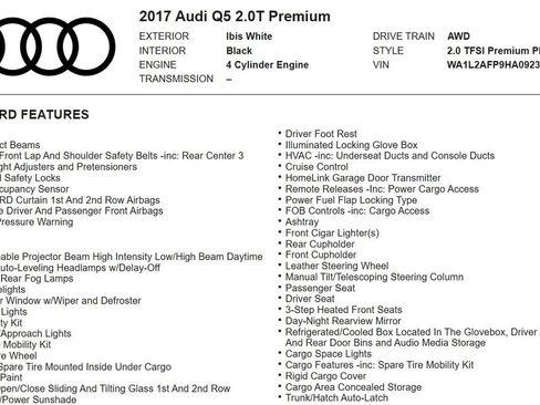 Used 2017 Audi Q5 2.0T Premium Plus w/ Technology Package image 20