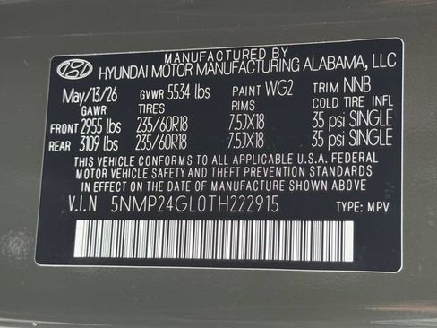 New 2026 Hyundai Santa Fe SEL FWD image 32