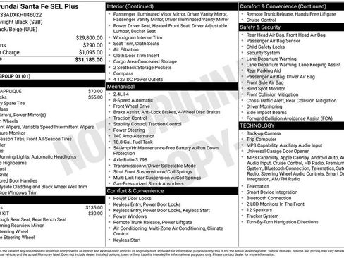 Used 2019 Hyundai Santa Fe SEL FWD image 1