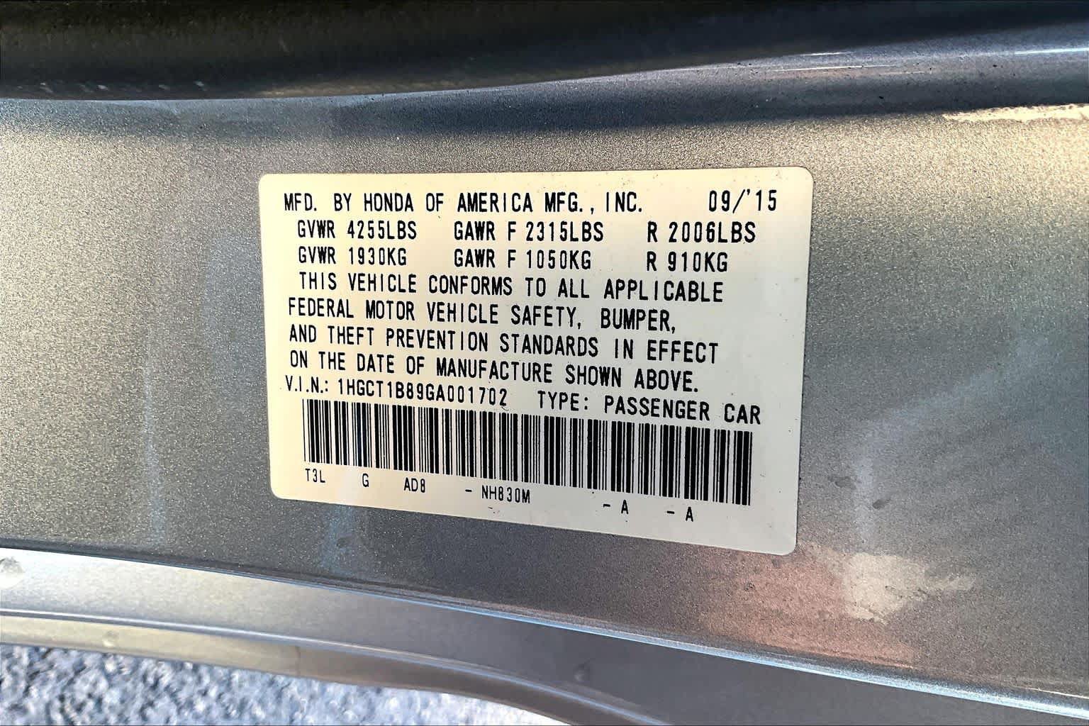 Used 2016 Honda Accord EX-L image 31