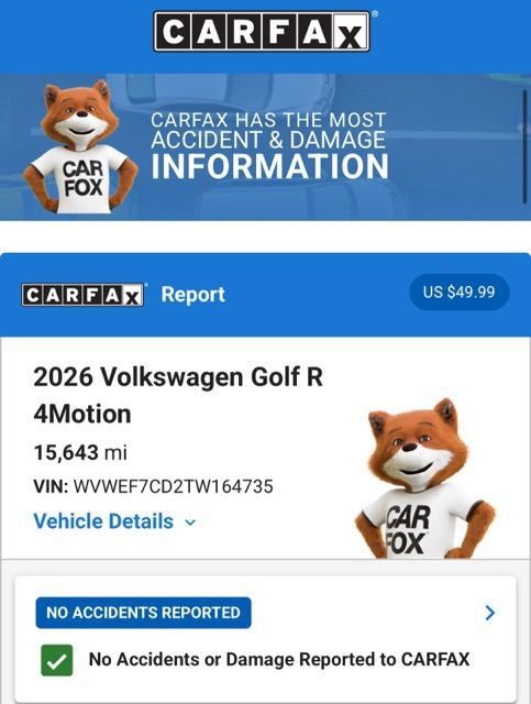 Used 2026 Volkswagen Golf w/ Euro Style Package AWD/4WD image 7