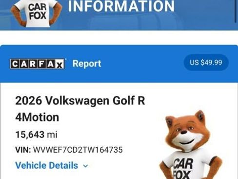 Used 2026 Volkswagen Golf w/ Euro Style Package AWD/4WD image 7