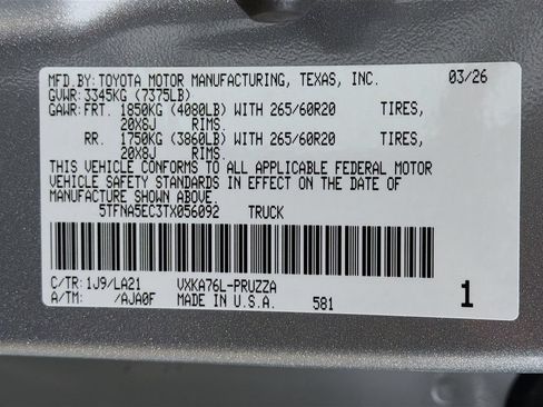 New 2026 Toyota Tundra Platinum AWD/4WD image 28