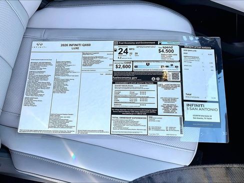 New 2026 INFINITI QX60 Luxe image 20
