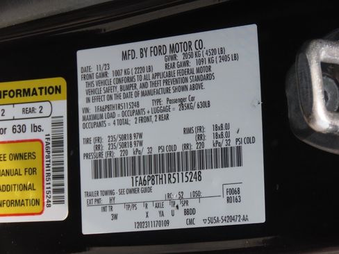 Certified 2024 Ford Mustang Premium RWD image 25