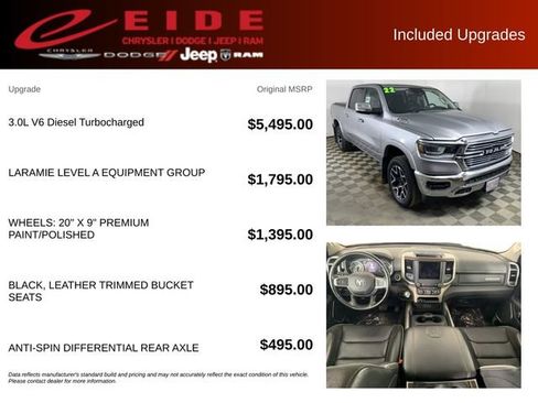 Used 2022 RAM 1500 Laramie AWD/4WD image 13