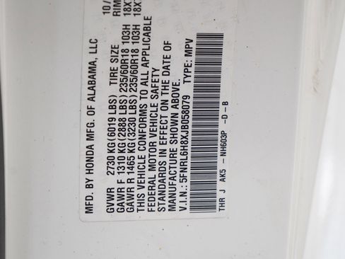 Used 2018 Honda Odyssey Touring image 33