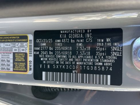 New 2026 Kia Sportage EX image 36