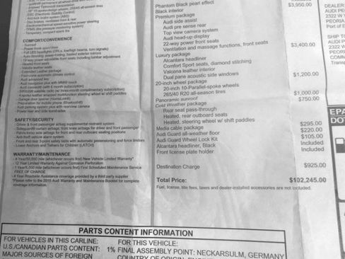 Used 2015 Audi A8 L 4.0T w/ Premium Package image 30