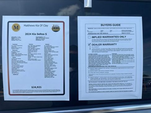 Certified 2024 Kia Seltos S AWD/4WD image 15