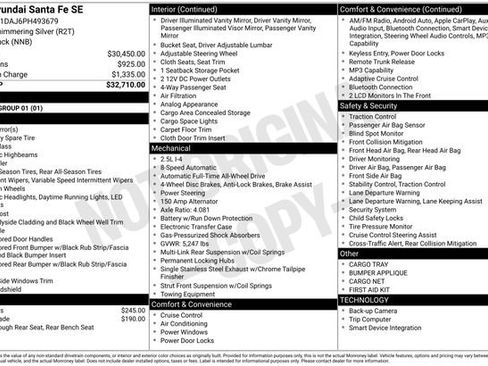 Used 2023 Hyundai Santa Fe SE image 9