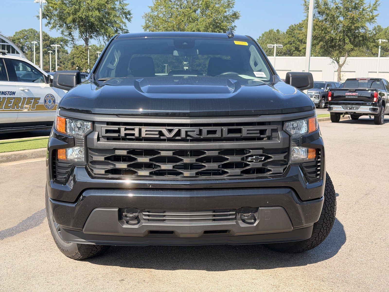 Used 2024 Chevrolet Silverado 1500 Custom w/ Turbomax Blackout Package AWD/4WD image 6