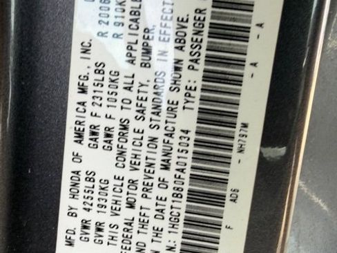 Used 2015 Honda Accord EX-L image 4