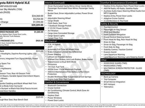 Certified 2025 Toyota RAV4 XLE w/ Convenience Package AWD/4WD image 33