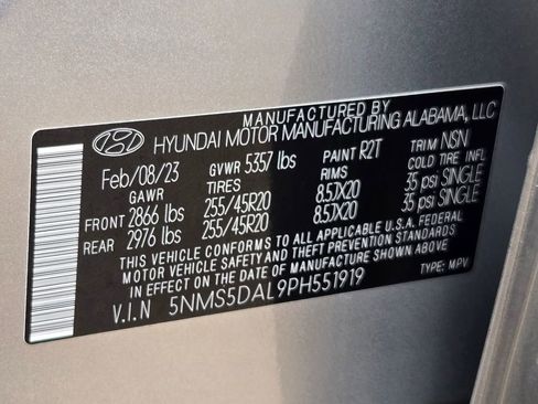 Used 2023 Hyundai Santa Fe Calligraphy w/ Cargo Package AWD/4WD image 23