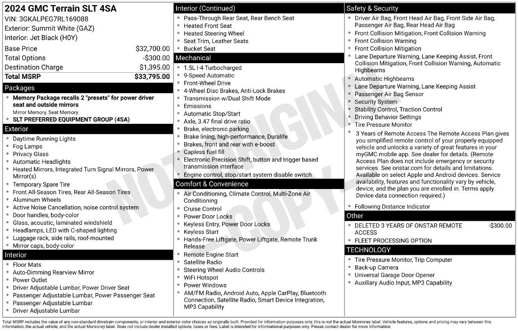 Used 2024 GMC Terrain SLT FWD image 38