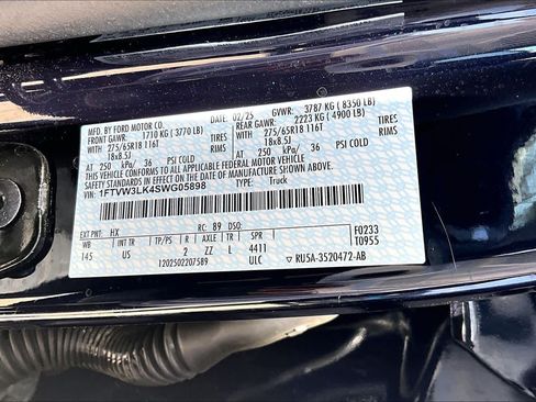 Certified 2025 Ford F150 Lightning XLT AWD/4WD image 31