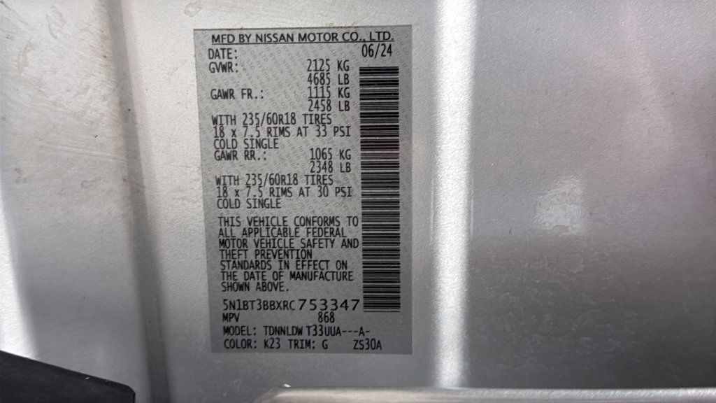 Used 2024 Nissan Rogue SV AWD/4WD image 26