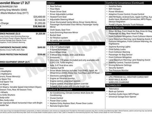 Used 2024 Chevrolet Blazer LT w/ Convenience Package FWD image 11