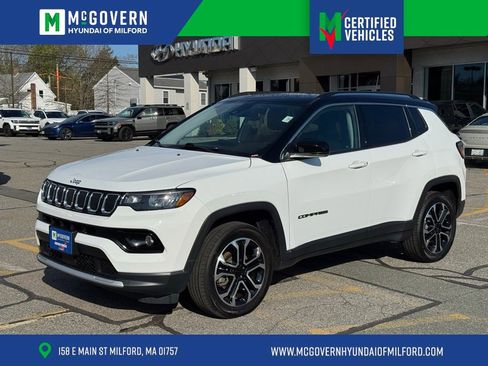 Used 2022 Jeep Compass Limited w/ Sun and Sound Group AWD/4WD image 1