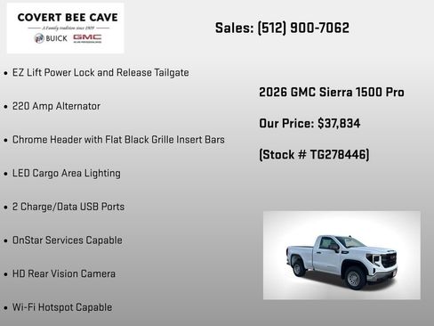 New 2026 GMC Sierra 1500 Pro w/ Pro Value Package image 30