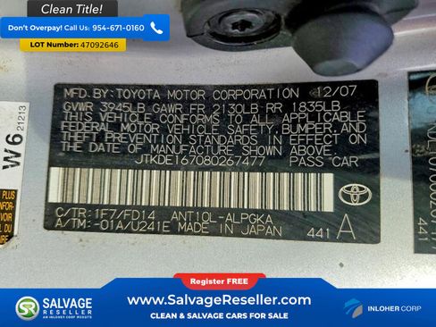 Used 2008 Scion tC image 3