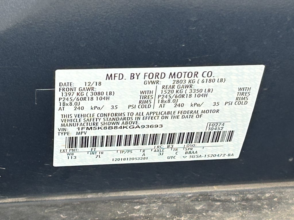 Used 2019 Ford Explorer 4WD w/ Class III Trailer Tow Package image 36