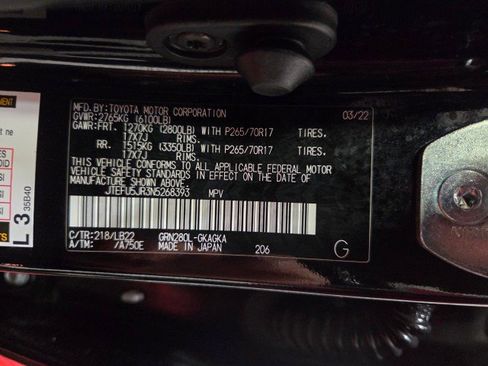 Used 2022 Toyota 4Runner SR5 Premium image 95