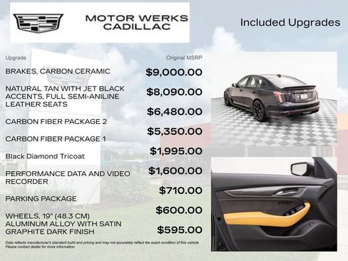 Certified 2024 Cadillac CT5 V Blackwing w/ Carbon Fiber Package 2 image 9