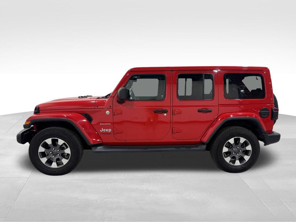 Used 2021 Jeep Wrangler Unlimited Sahara w/ Uconnect 4C Nav & Sound Group AWD/4WD image 13
