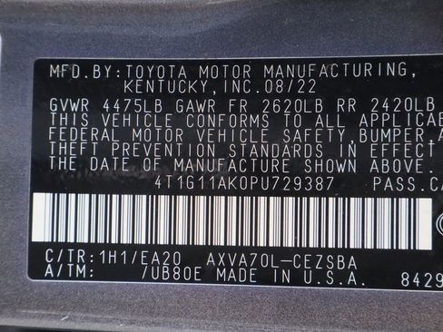 Used 2023 Toyota Camry SE FWD image 31