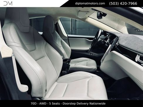 Used 2015 Tesla Model S 70D AWD/4WD image 20