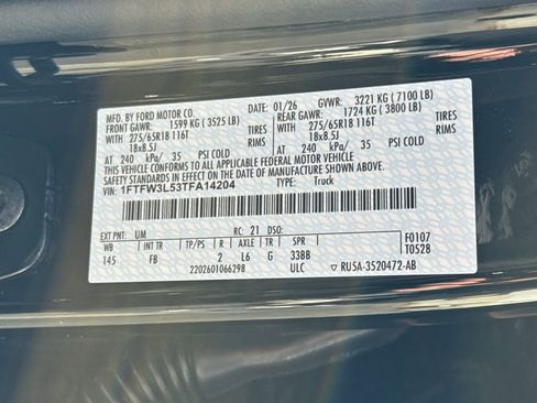 New 2026 Ford F150 XLT w/ Equipment Group 302A MID image 33