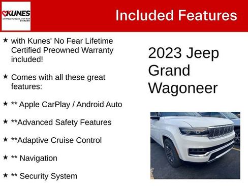 Used 2023 Jeep Grand Wagoneer 4WD image 4