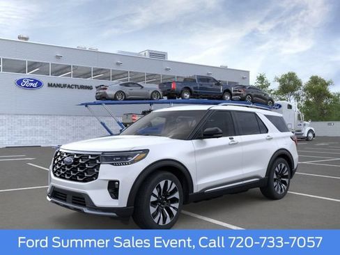New 2026 Ford Explorer Platinum w/ LUX Leather Package AWD/4WD image 1